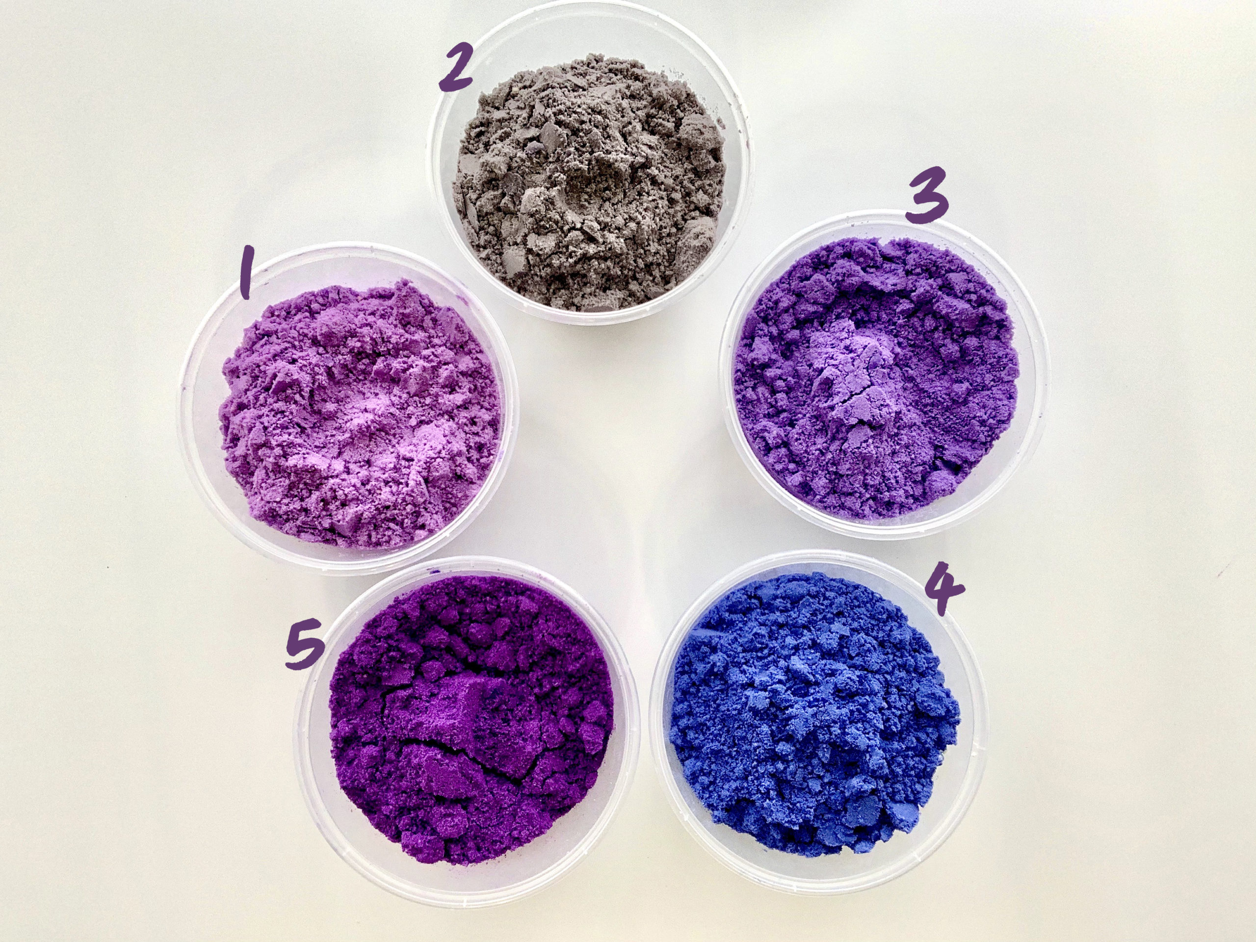 STUDY IN PURPLE: Creating Custom Purple Color Blends for Bath Bombs by Robyn