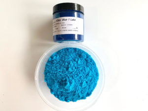 blue bath bomb color