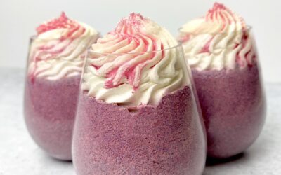 Mulled Wine Bath Bombs with Bubble Frosting